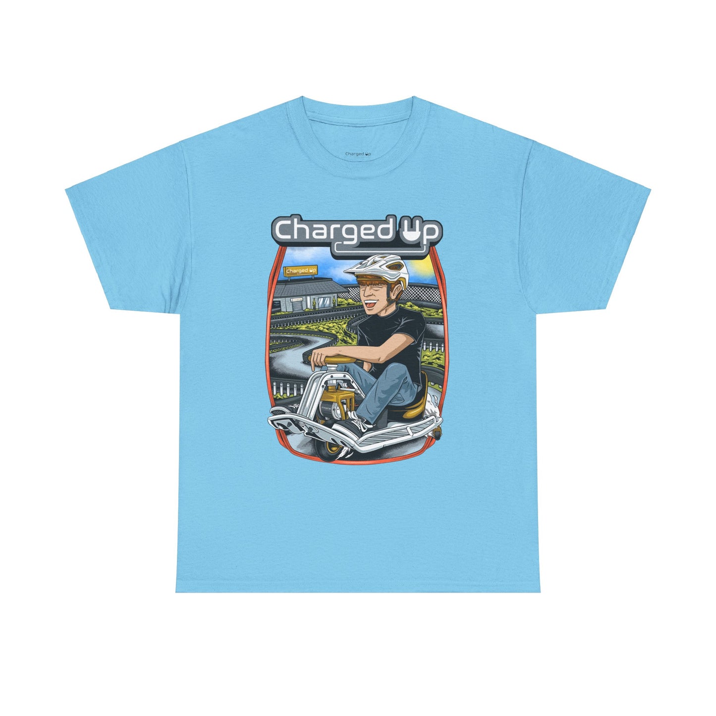 Charged up track tee