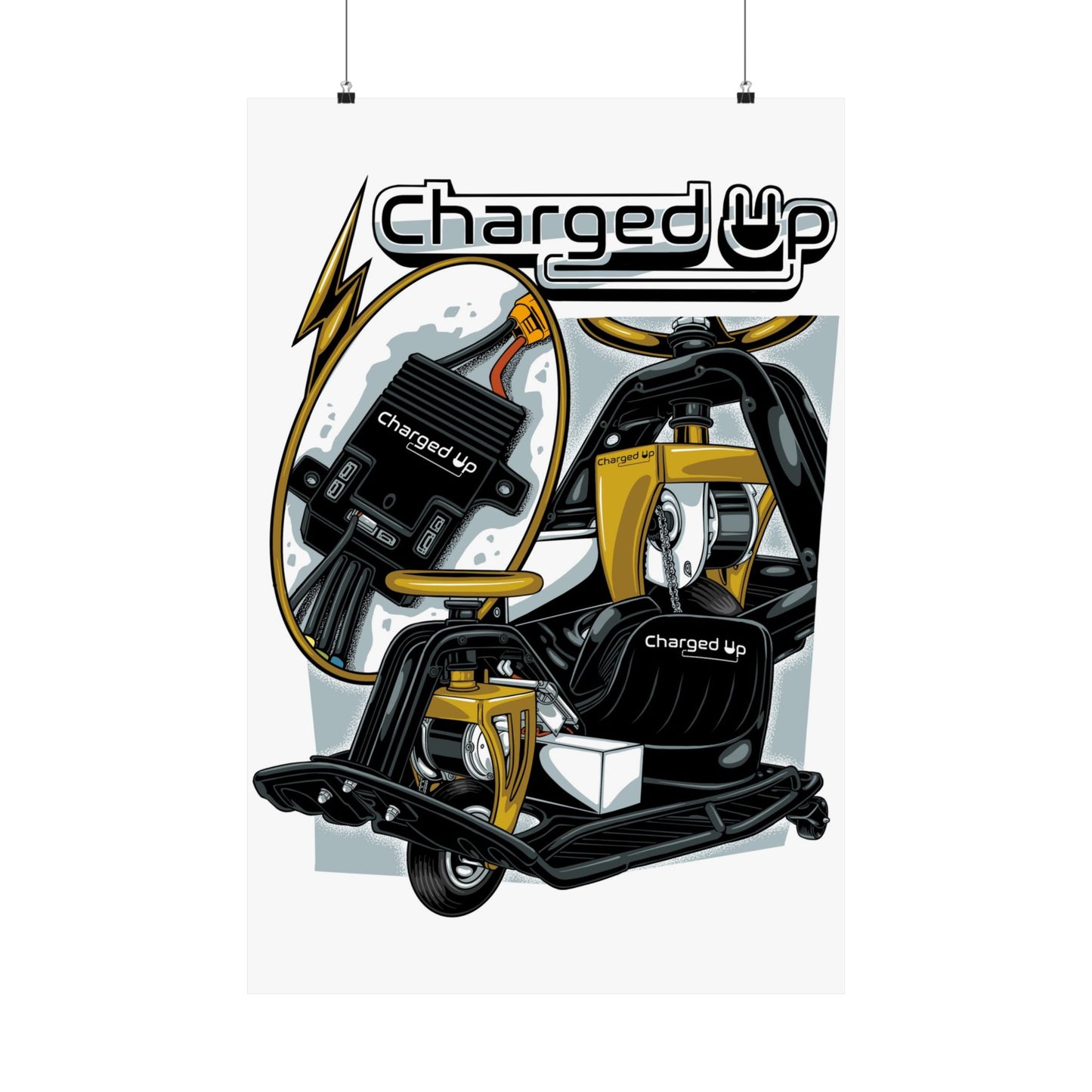 Charged up cart poster