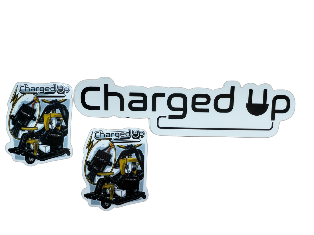 Sticker pack – Charged up 3D