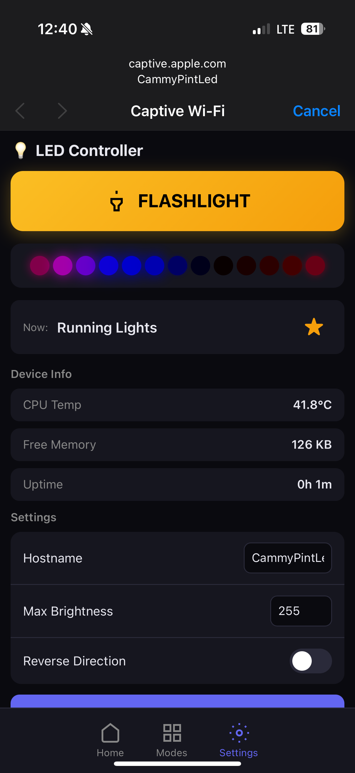 Sk6812 rgb controller